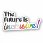 De toekomst is inclusief sticker (Voorkant)