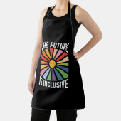 De Toekomst is Inclusieve Regenboog Pride Trans Re Schort (Insitu)