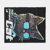 De toekomst is kat fleece deken (Voorkant (Horizontaal))