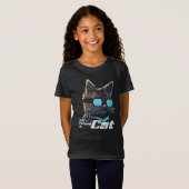 De toekomst is kat t-shirt (Voorkant volledig)
