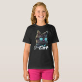 De toekomst is kat t-shirt (Voorkant volledig)