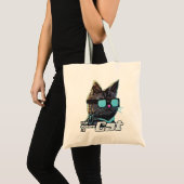 De Toekomst is Kat Tote Bag (Voorkant (product))