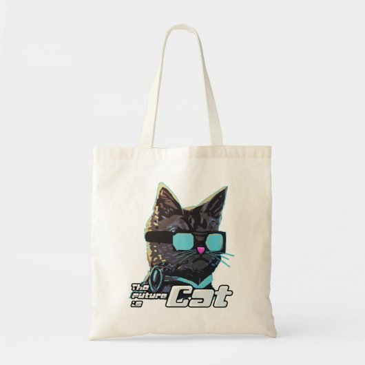 De Toekomst is Kat Tote Bag (Voorkant)