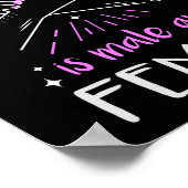 De toekomst is mannelijk en feministisch Vrouw Poster (Hoek)