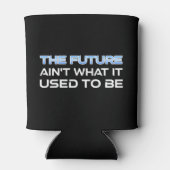 De toekomst is niet meer wat het was blikjeskoeler (Achterkant)