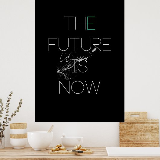 De toekomst is nu Poster (Keuken)
