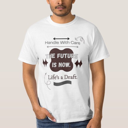 De Toekomst Is Nu T-shirt (Voorkant)