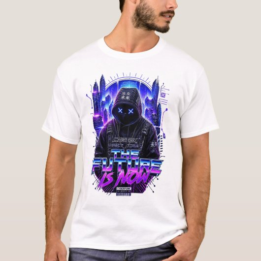de toekomst is nu t-shirt (Voorkant)