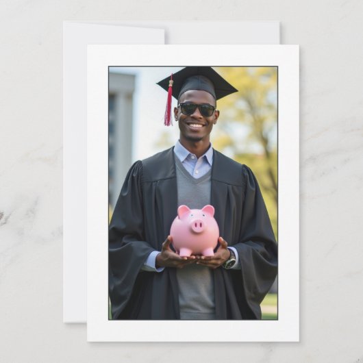 "De toekomst is rooskleurig" Afstuderen Kaart (Achterkant)