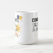 De toekomst is rooskleurig – Congrats Heat Reveal  Magische Mok (Midden)