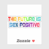 De Toekomst Is Seks-Positief Sticker (Vel)
