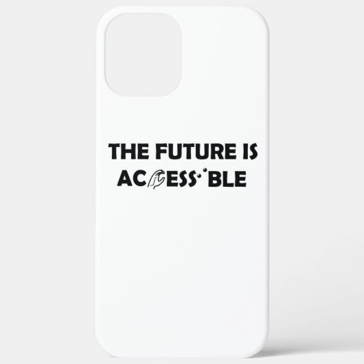 De toekomst is toegankelijk ASL Sign Language brai Case-Mate iPhone Case (Achterkant)