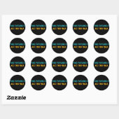 De toekomst is toegankelijk ASL Sign Language brai Ronde Sticker (Vel)