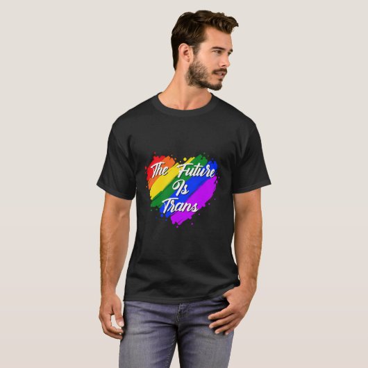 De toekomst is Trans T-shirt (Voorkant volledig)