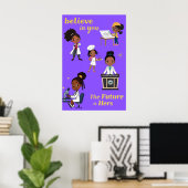 De toekomst is van haar poster (Thuiskantoor)