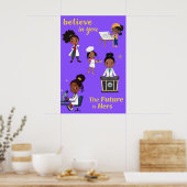De toekomst is van haar poster (Keuken)