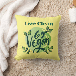 De toekomst is vegan design kussen