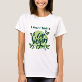 De toekomst is vegan design t-shirt