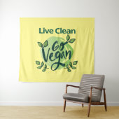 De toekomst is vegan design wandkleed (In Situ (horizontaal))