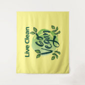 De toekomst is vegan design wandkleed (Voorkant)