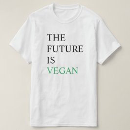 De toekomst is vegan t-shirt