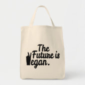 DE TOEKOMST IS VEGAN. TOTE BAG (Voorkant)