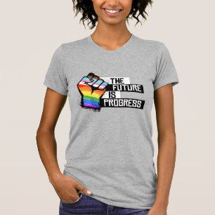 De toekomst is vooruitgang t-shirt