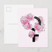 De toekomst is Vrouw Briefkaart (Voorkant / Achterkant)