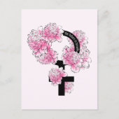 De toekomst is Vrouw Briefkaart (Voorkant)