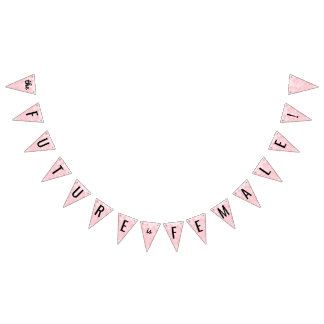 De toekomst is Vrouw Bunting Banner