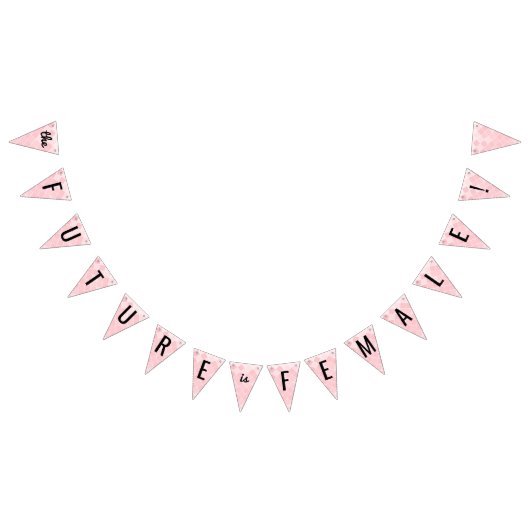 De toekomst is Vrouw Bunting Banner (Alle)