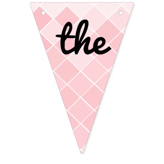 De toekomst is Vrouw Bunting Banner (Eerste vlag)