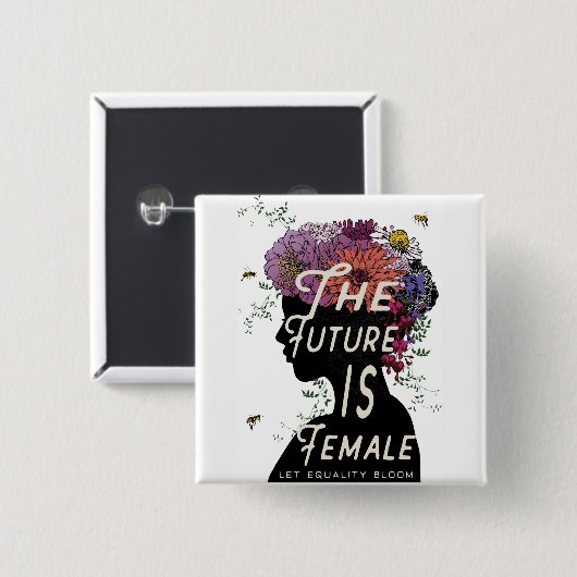 De toekomst is Vrouw - Button (Voorkant /achterkant)