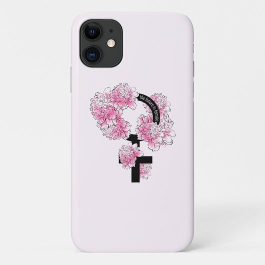 De toekomst is Vrouw Case-Mate iPhone Case (Achterkant)