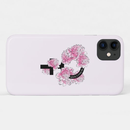 De toekomst is Vrouw Case-Mate iPhone Case (Achterkant (horizontaal))