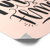 De toekomst is Vrouw | Motivatie feministische pri Poster (Hoek)