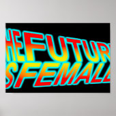 De toekomst is Vrouw Poster (Voorkant)