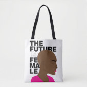 De toekomst is vrouw tote bag (Voorkant)