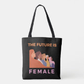 De toekomst is Vrouw Tote Bag (Achterkant)