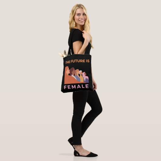 De toekomst is Vrouw Tote Bag (Op model)