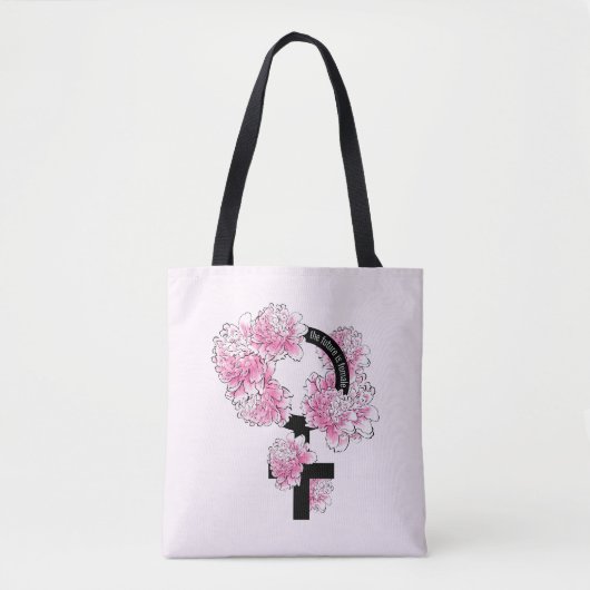De toekomst is Vrouw Tote Bag (Voorkant)