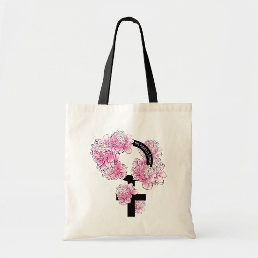 De toekomst is Vrouw Tote Bag (Voorkant)