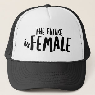 De toekomst is Vrouw Trucker Hat Pet