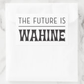 De toekomst is Vrouw / Wahine Rechthoekige Sticker (Tas)