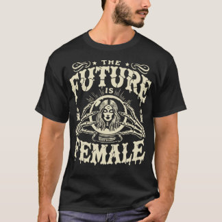De Toekomst Is Vrouwelijk Gelukkig Halloween Feest T-shirt