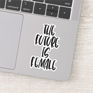 De toekomst is vrouwelijk sticker