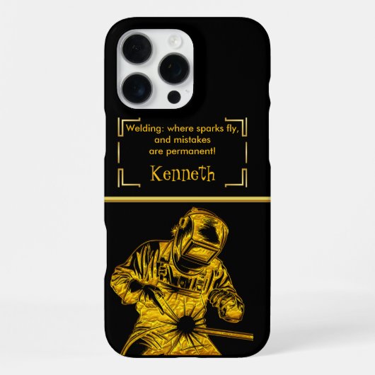 De toekomst lassen iPhone hoesje (Achterkant)