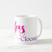 De toekomst mevrouw Clooney Koffiemok (Voorkant rechts)