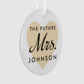 De toekomst Mevrouw Hart en Naam Ornament (voorkant)
