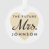 De toekomst Mevrouw Hart en Naam Ornament (voorkant)